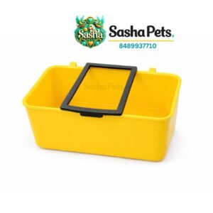 Premium 550g Bird Feeding Cup with Separator – No Waste Cage Feeder with Hanging Hooks