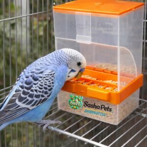 Smart 300g Automatic Bird Feeder – No Waste Seed Feeder for Finches & Lovebirds