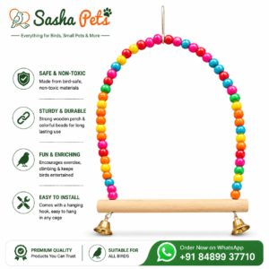 birds wooden swing big size
