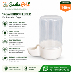 140ml birds imported cage drinker